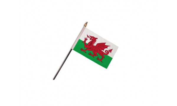 CLEARANCE - Wales Hand Flags - 50% OFF